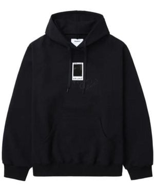 Doublet Long-Sleeved Hooded Sweatshirt - Blue