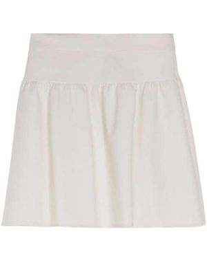Max Mara Flared Skirt - White