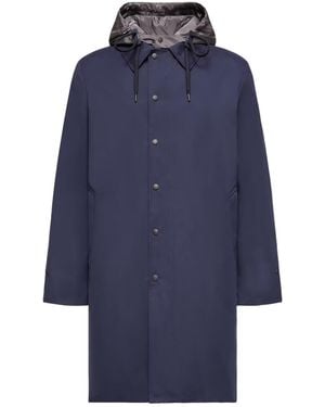 Moncler Kervoyal Hooded Long Down Parka - Blue