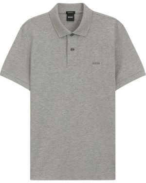 BOSS Pallas Polo Shirt - Gray