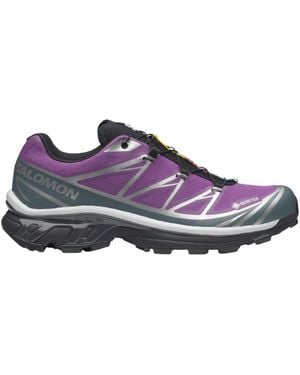 Salomon Lab Salomon Xt-6 Gore-Tex Lace-Up Trainers - Purple