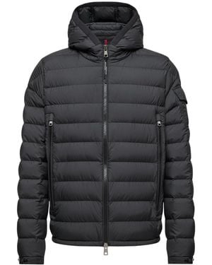 Moncler Galion Hooded Short Down Jacket - Black