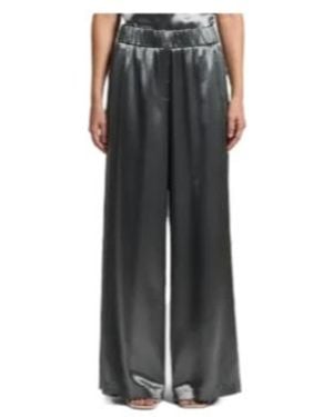 Peserico Aurea Wide-Leg Pants - Black