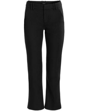Balmain Flared Cropped Pants - Black