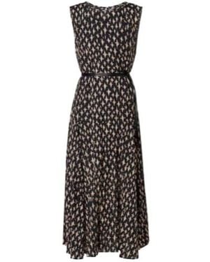 Velvet By Graham & Spencer Kaitlyn Beaded Cotton-Blend Midi Dress - Black