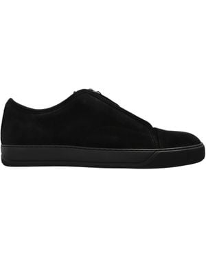 Lanvin Dbb1 Zip Sneakers - Black