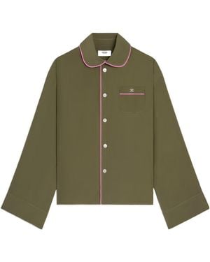 Celine Pyjama Shirt - Green