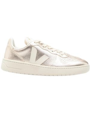Veja V10 Prime Lace-Up Sneakers - White
