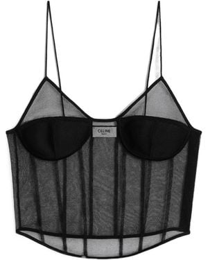 Celine Corset Top - Black