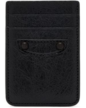 Balenciaga Le City Magnet Card Holder - Black