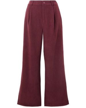 Varley Casual Trousers With Belt Loops - Red