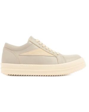 Rick Owens Laceup Sneakers - Natural