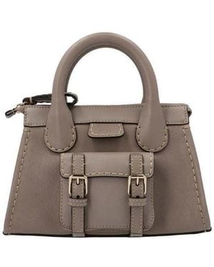 Chloé Chloé Edith Mini Tote Bag - Brown