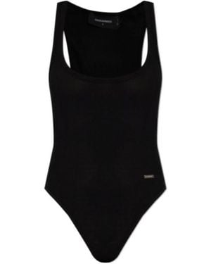 DSquared² Sleeveless Bodysuit - Black
