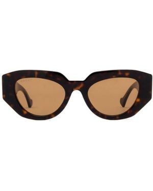 Gucci Eyewear Gg1421S Cat-Eye Sunglasses - Multicolor