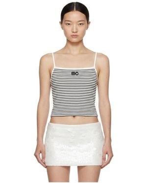 Marissa Chiara Striped Vest - Grey