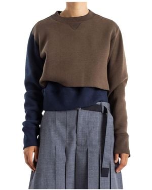 Sacai Sponge Sweat Pullover - Black