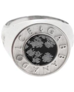Dolce & Gabbana Signet Ring - Grey