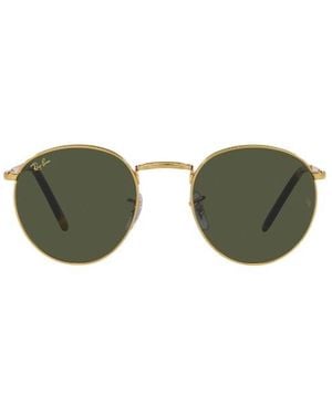 Ray-Ban Round Frame Sunglasses - Green