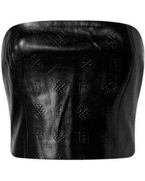 ROTATE BIRGER CHRISTENSEN Logo Tube Top - Black