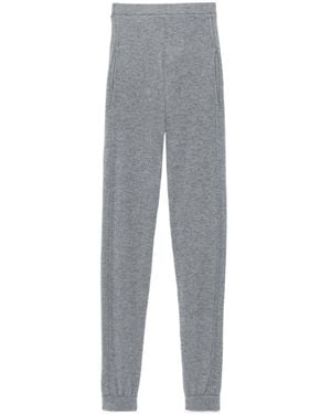 Saint Laurent High Waist Leggings - Gray