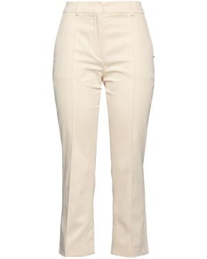 Sportmax Plain Colour Casual Trousers - Natural