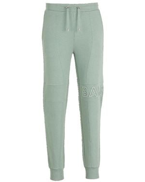Balmain Embossed Logo Jogging Bottoms - Green