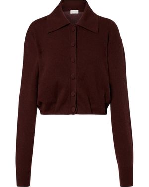 Dries Van Noten Collared Long-Sleeved Cardigan