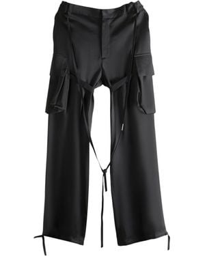 Ann Demeulemeester Fressa Cargo Pants - Black