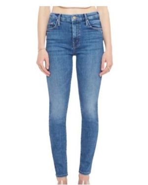 Mother High-Waisted Jeans - Blue