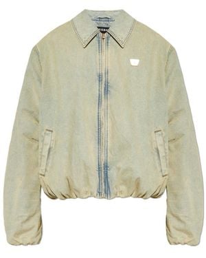 MISBHV Vintage Effect Denim Jacket - Green