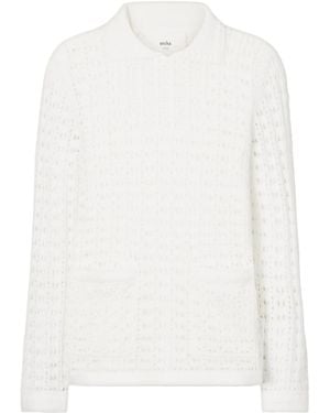 arch4 Crochet Jumper - White