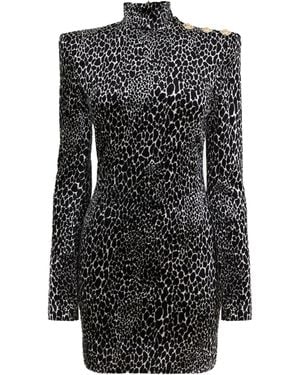 Balmain Mini Dress - Black