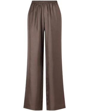 Loulou de Saison Straight Loose Casual Trousers - Brown