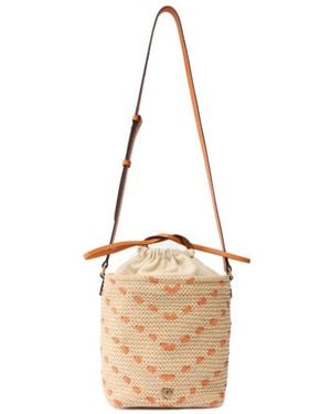 Pinko Drawstring Bucket Bag - Metallic