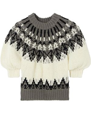 Altuzarra Marty Fair Isle Cotton Jumper - Multicolour
