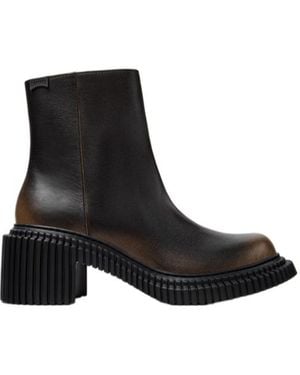 Camper 70Mm Pix London Zip-Up Boots - Black