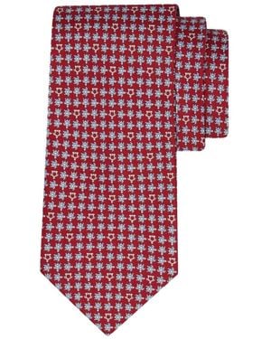 Ferragamo Ferragamo Turtles Printed Tie - Red