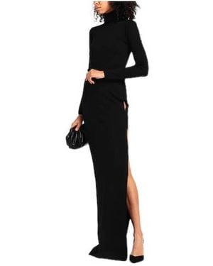 Saint Laurent Maxi Dresses - Black