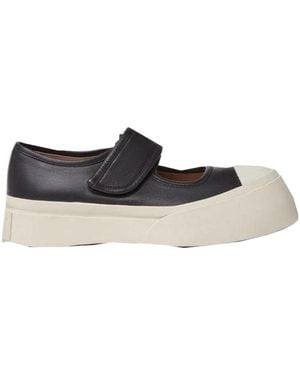 Marni Pablo Touch-Strap Low-Top Trainers - Black