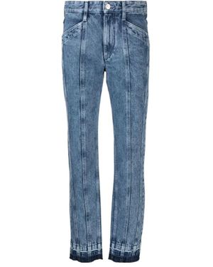 Isabel Marant Mid-Rise Cargo Trousers - Blue