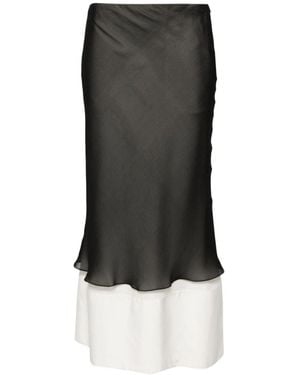 Quira Double Skirt - Black