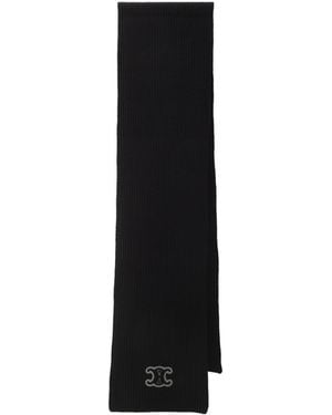 Celine Triomphe Scarf - Black