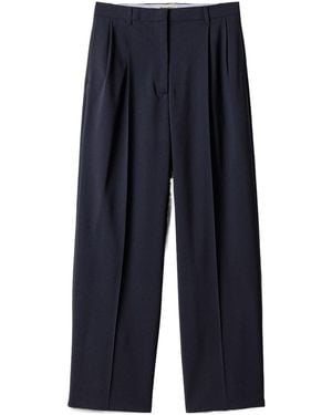 Miu Miu Wool Casual Pants - Blue