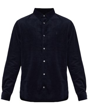 AllSaints Birchwood Corduroy Shirt - Blue