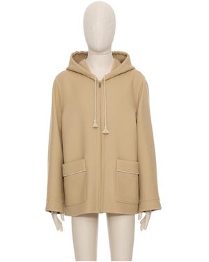 Valentino Caban Double Notturno Jacket - Natural