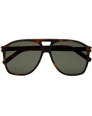 Saint Laurent Eyewear Aviator Sunglasses - Multicolour