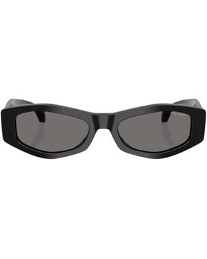 Versace Eyewear Geometric-Frame Sunglasses - White
