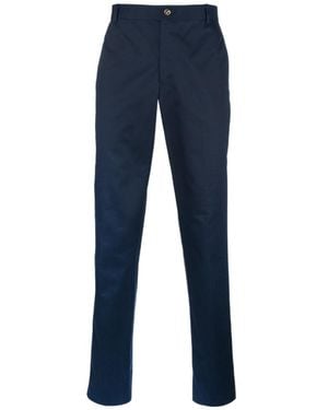 Thom Browne Twill Casual Trousers - Blue