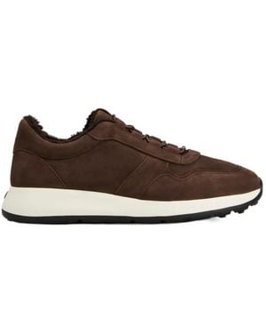 Tod's Dot Lace-Up Sneakers - Brown